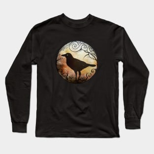 All Hallow's Eve Crow Long Sleeve T-Shirt